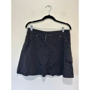 Kuhl skirt womens size M bue skort cargo jersey material built in shorts hiking